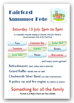 Summer Fete 13th July