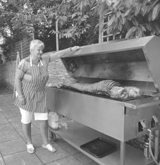 Summer Lunch With Pig Roast